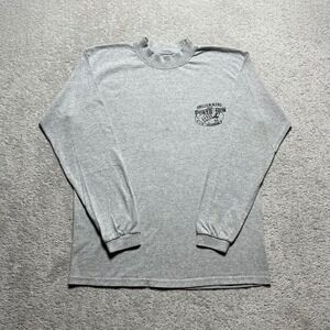 VINTAGE‎ Y2k Snojammers Longsleeve T-Shirt Size Large Gray Poker Run 2006